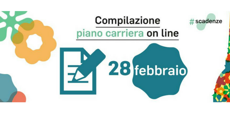 Scadenza compilazione piano carriera UniTo: deadline for the compilation of the career plan